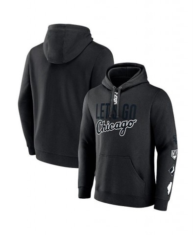 Men's Branded Black Chicago White Sox Bases Loaded Pullover Hoodie $42.39 Sweatshirt