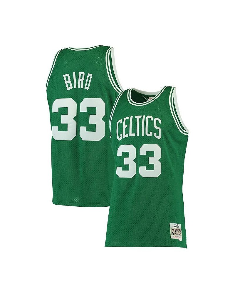 Men's Larry Bird Kelly Green Boston Celtics Big and Tall Hardwood Classics Jersey $52.50 Jersey