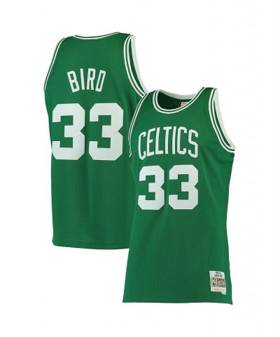 Men's Larry Bird Kelly Green Boston Celtics Big and Tall Hardwood Classics Jersey $52.50 Jersey