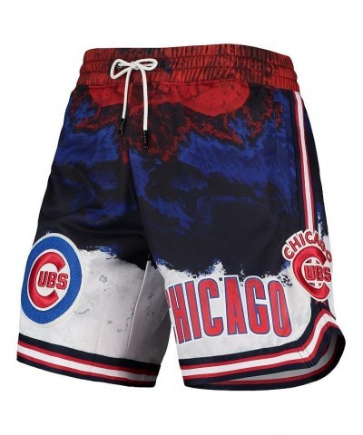 Men's Chicago Cubs Red White and Blue Shorts $32.40 Shorts