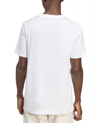 Men's Trefoil Essentials Short Sleeve Crewneck T-Shirt White $16.40 T-Shirts