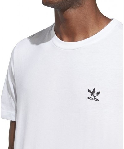 Men's Trefoil Essentials Short Sleeve Crewneck T-Shirt White $16.40 T-Shirts