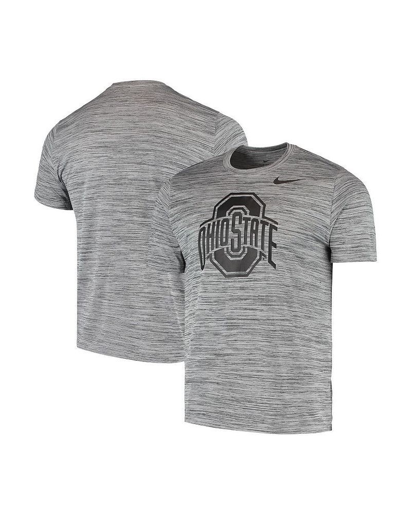 Men's Gray Ohio State Buckeyes Tonal Velocity Legend T-shirt $31.89 T-Shirts