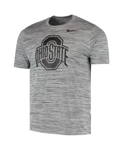 Men's Gray Ohio State Buckeyes Tonal Velocity Legend T-shirt $31.89 T-Shirts