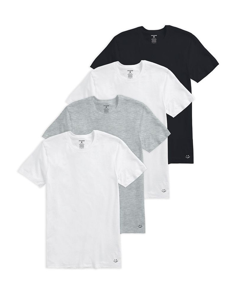 Men's Crew Neck T-shirt, Pack of 4 $28.88 Undershirt