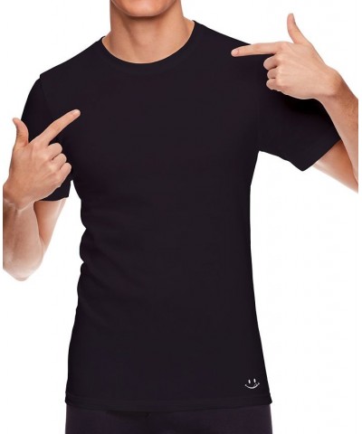 Men's Crew Neck T-shirt, Pack of 4 $28.88 Undershirt