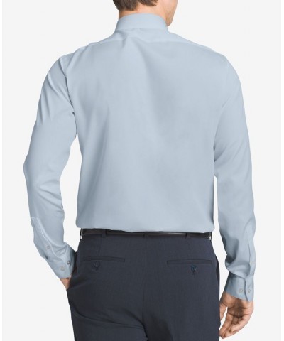 Men's Slim-Fit Non-Iron Performance Dress Shirt Blue $24.88 Dress Shirts