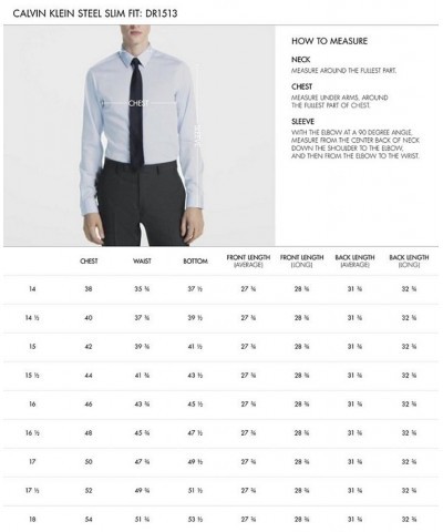 Men's Slim-Fit Non-Iron Performance Dress Shirt Blue $24.88 Dress Shirts