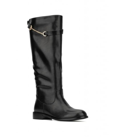 Women's Serafina Tall Boot Black $33.68 Shoes