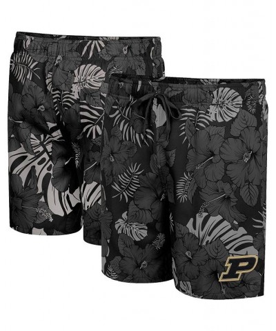 Men's Black Purdue Boilermakers The Dude Swim Shorts $26.65 Swimsuits