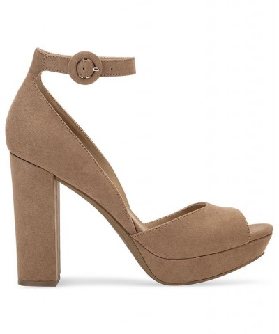 Reeta Block-Heel Platform Sandals PD10 $33.36 Shoes