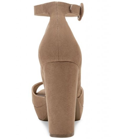 Reeta Block-Heel Platform Sandals PD10 $33.36 Shoes