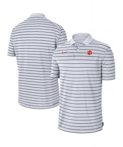 Men's White Clemson Tigers Icon Victory Coaches 2022 Early Season Performance Polo Shirt $42.39 Polo Shirts