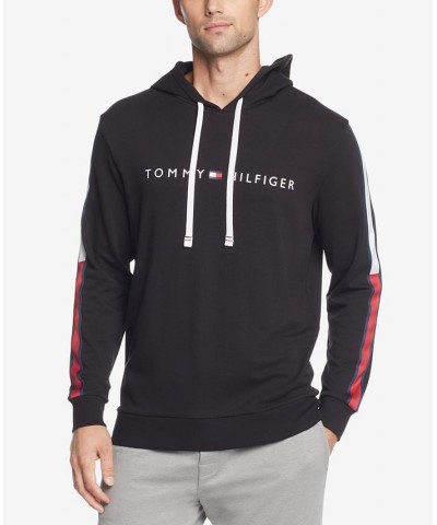 Men's Modern Essentials Colorblocked French Terry Hoodie Black $19.29 Pajama