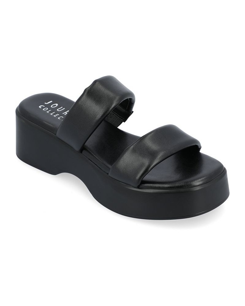 Women's Veradie Platform Sandals PD01 $44.10 Shoes