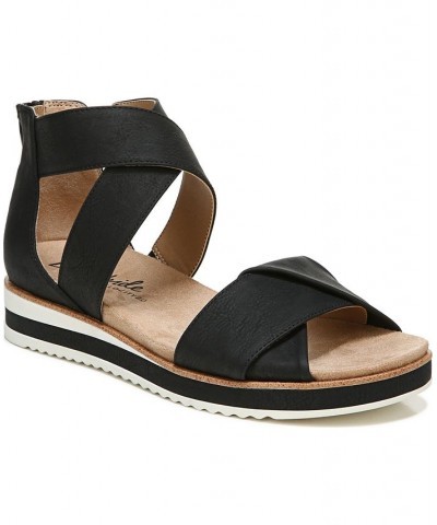 Zoom Strappy Sandals Black $36.90 Shoes