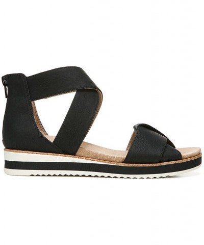 Zoom Strappy Sandals Black $36.90 Shoes