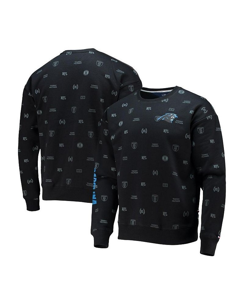 Men's Black Carolina Panthers Reid Graphic Pullover Sweatshirt $38.22 Sweatshirt