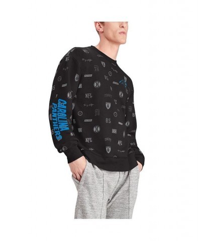 Men's Black Carolina Panthers Reid Graphic Pullover Sweatshirt $38.22 Sweatshirt