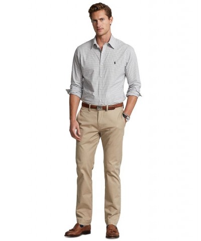 Men's Classic-Fit Gingham Stretch Poplin Shirt Multi $49.95 Shirts