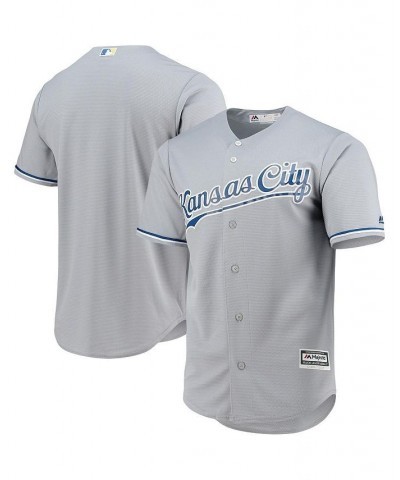 Men's Gray Kansas City Royals Team Official Jersey $53.20 Jersey