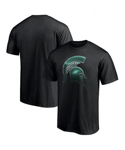 Men's Branded Black Michigan State Spartans Team Midnight Mascot T-shirt $10.92 T-Shirts