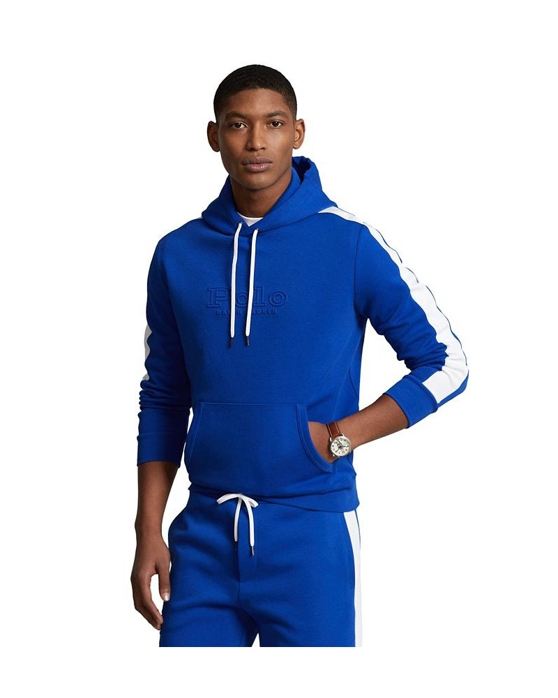 Men's Logo Double-Knit Mesh Hoodie PD01 $60.04 Sweatshirt