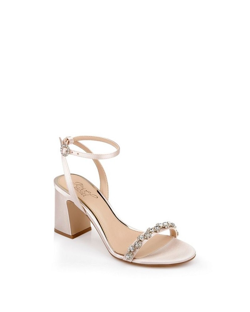 Women's Alyna Evening Sandals Tan/Beige $42.57 Shoes