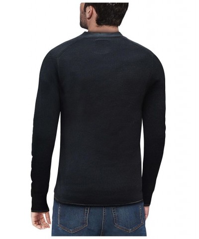 Men's Basic Ribbed Cardigan Black $28.49 Sweaters