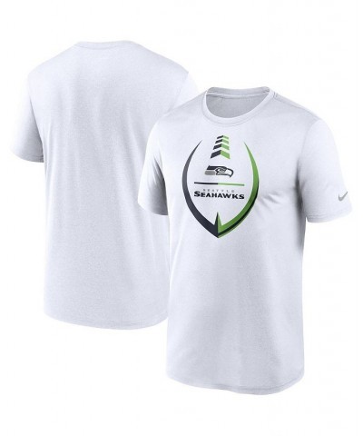 Men's White Seattle Seahawks Icon Legend Performance T-shirt $22.39 T-Shirts