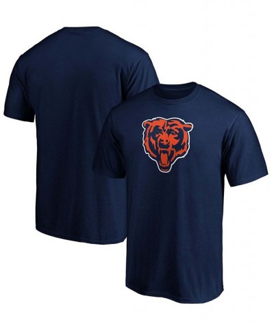 Men's Navy Chicago Bears Big and Tall Primary Team Logo T-shirt $13.94 T-Shirts