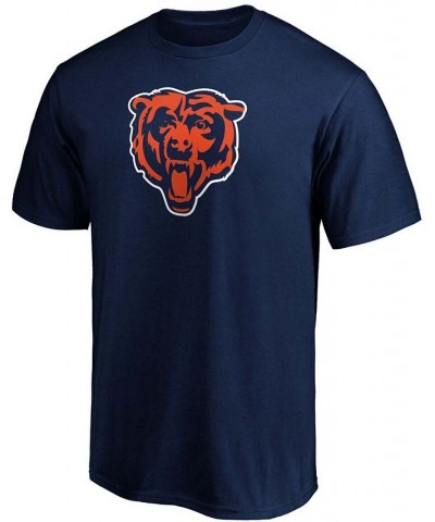 Men's Navy Chicago Bears Big and Tall Primary Team Logo T-shirt $13.94 T-Shirts