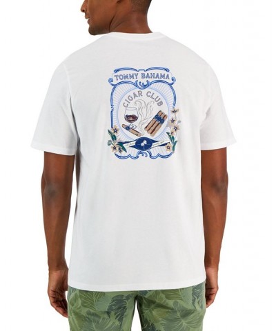 Men's Cigar Club-Graphic T-Shirt White $24.97 T-Shirts