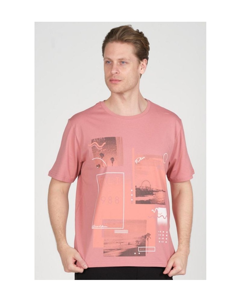 Men's Modern Print Fitted Cali T-shirt PD09 $35.00 T-Shirts