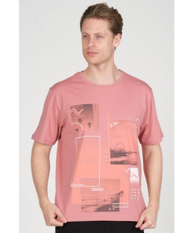 Men's Modern Print Fitted Cali T-shirt PD09 $35.00 T-Shirts