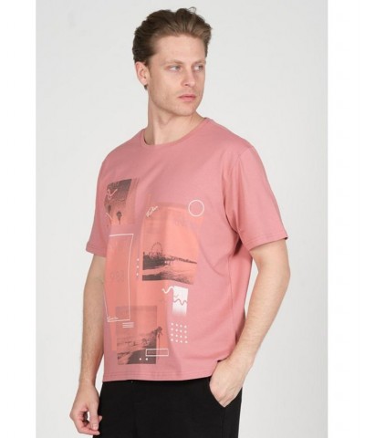 Men's Modern Print Fitted Cali T-shirt PD09 $35.00 T-Shirts