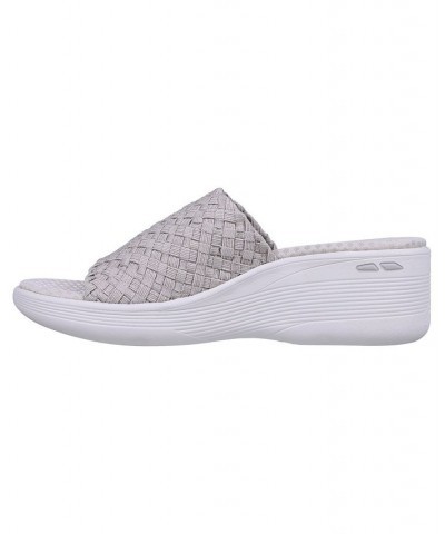 Women's Pier-Lite - Bamboo Martha Stewart Slip-On Wedge Sandals White $34.50 Shoes