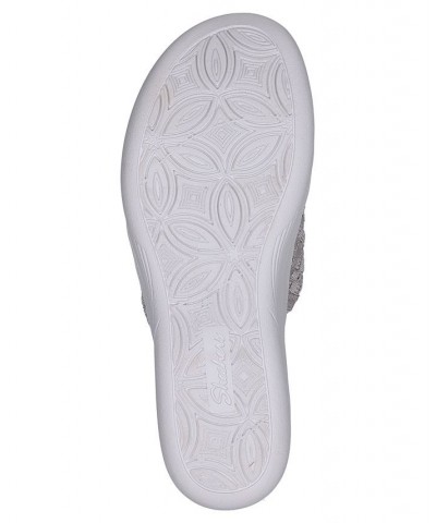 Women's Pier-Lite - Bamboo Martha Stewart Slip-On Wedge Sandals White $34.50 Shoes