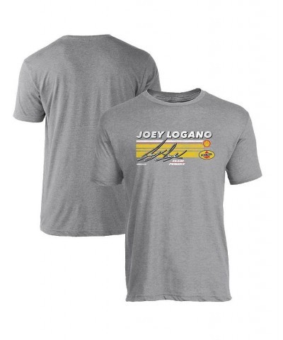 Men's Heather Gray Joey Logano Hot Lap T-shirt $20.64 T-Shirts