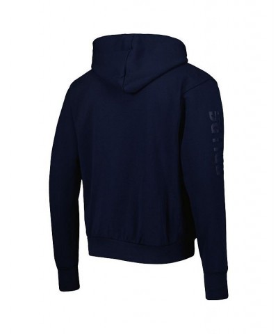 Men's Brand Navy Dallas Mavericks Courtside Statement Edition Pullover Hoodie $38.68 Sweatshirt