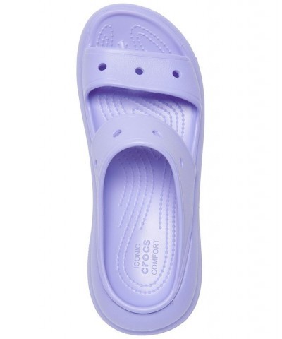 Women's Classic Crush Sandals Purple $28.60 Shoes