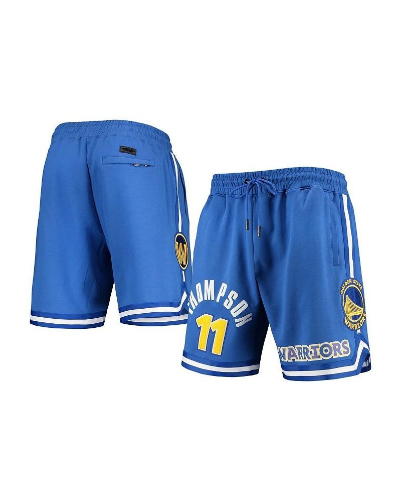 Men's Klay Thompson Royal Golden State Warriors Team Player Shorts $48.75 Shorts