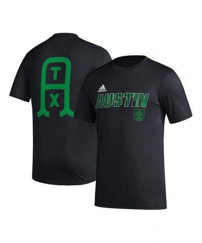 Men's Black Austin FC Team Jersey Hook AEROREADY T-shirt $23.50 T-Shirts