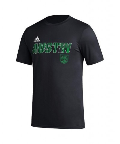 Men's Black Austin FC Team Jersey Hook AEROREADY T-shirt $23.50 T-Shirts