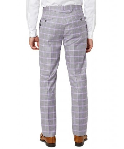 Men's Classic-Fit Patterned Suit Pants PD04 $33.21 Suits