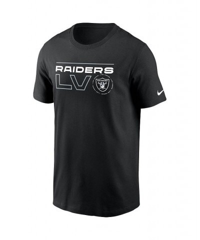 Men's Black Las Vegas Raiders Broadcast Essential T-shirt $12.80 T-Shirts