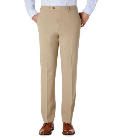 Men's Classic-Fit Solid Flat-Front Dress Pants PD04 $24.75 Pants