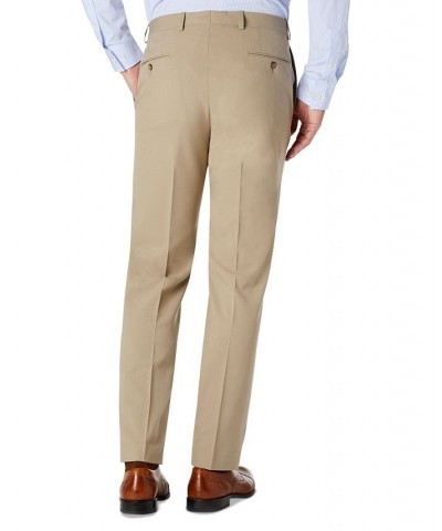 Men's Classic-Fit Solid Flat-Front Dress Pants PD04 $24.75 Pants