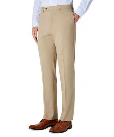 Men's Classic-Fit Solid Flat-Front Dress Pants PD04 $24.75 Pants