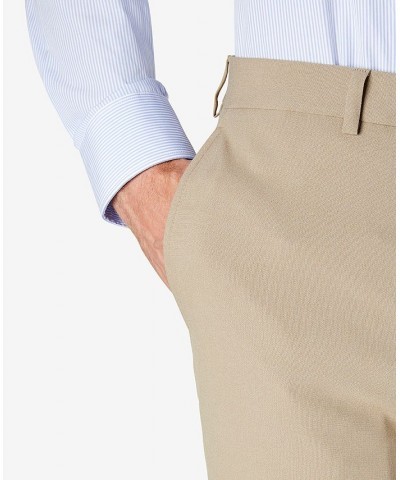 Men's Classic-Fit Solid Flat-Front Dress Pants PD04 $24.75 Pants